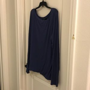 Blue long sleeve White House Black Market Top